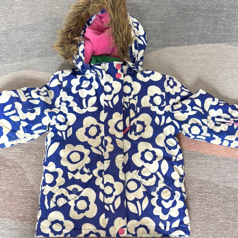 Boden kids ski jacket size 5-6Y